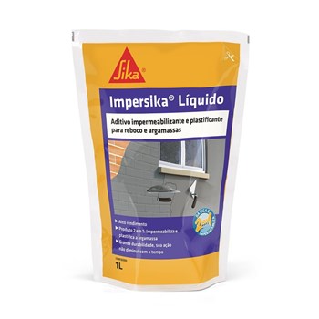 Aditivo Impermeabilizante e Plastificante ImperSika 1L Sika